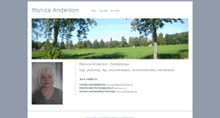 Desktop Screenshot of monicaanderson.se
